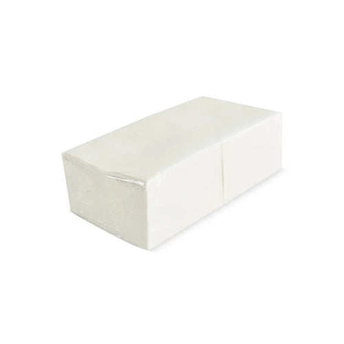 Servetele albe, 2 straturi, 33 x 33 cm, 250 buc/pachet